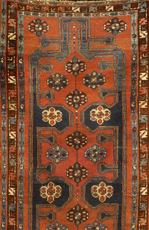 Malayer, Persien, um 1900, Wolle auf Wolle, ca. 400 x 110 cm, SchÄtzwert: 2500.- EURO, EHZ: 4, Antik, schÖne Musterung.