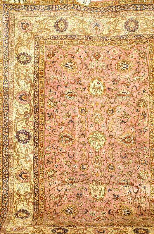 Amritza, Indien, ca. 60 Jahre, Wolle auf Baumwolle, ca. 345 x 251 cm, SchÄtzwert: 2800.- EURO, EHZ: 2, gesamt guter Zustand. Sch Öne ...