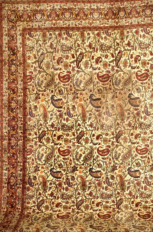 Hereke, TÜrkei, ca. 40 Jahre, Wolle auf Baumwolle, ca. 433 x 306 cm, SchÄtzwert: 1900.- EURO, EHZ: 4, schÖn hierbei das dekorat ive ...