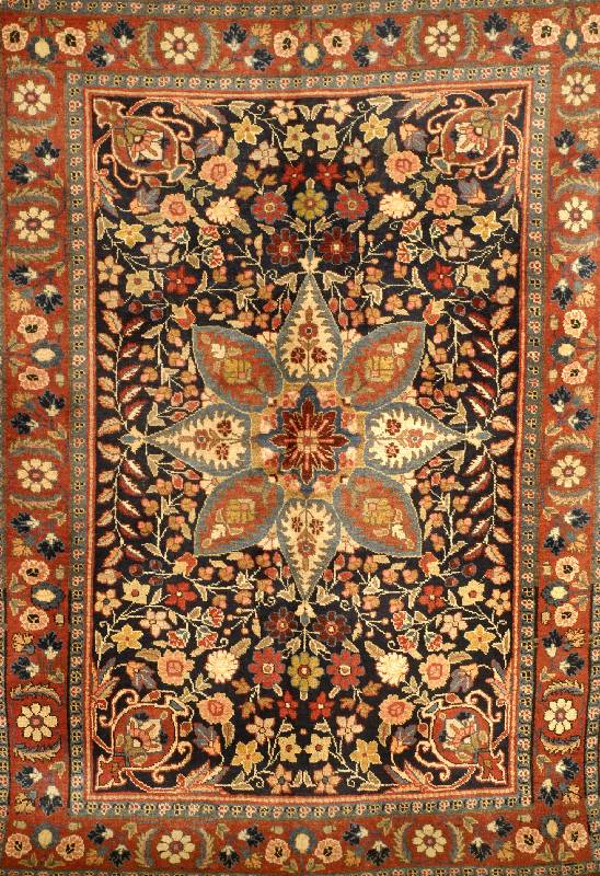Ahar, Persien, um 1920, Wolle auf Baumwolle, ca. 192 x 136 cm, SchÄtzwert: 1300.- EURO, EHZ: 3, schÖn hierbei das Kunstvo ll gezeichnete ...