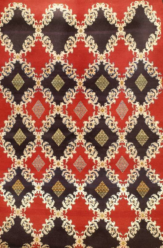 Keschan, Persien, um 1945, Wolle auf Baumwolle, ca. 215 x 136 cm, SchÄtzwert: 1400.- EURO, EHZ: 3, sehr Seltenes Keschan Mot iv. Guter ...
