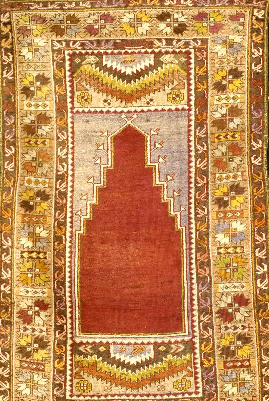 Kirshir, TÜrkei, um 1920, Wolle auf Wolle, ca. 184 x 114 cm, SchÄtzwert: 1100.- EURO, EHZ: 3-4, reine Pflanzenfarben, Sog. gebetstep pich, ...