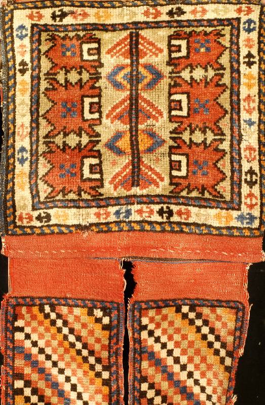 Anatol Dpooeltasche, TÜrkei, um 1900, Wolle auf Wolle, ca. 134 x 46 cm, SchÄtzwert:1200.- EURO, EHZ: 3-4. Antik.