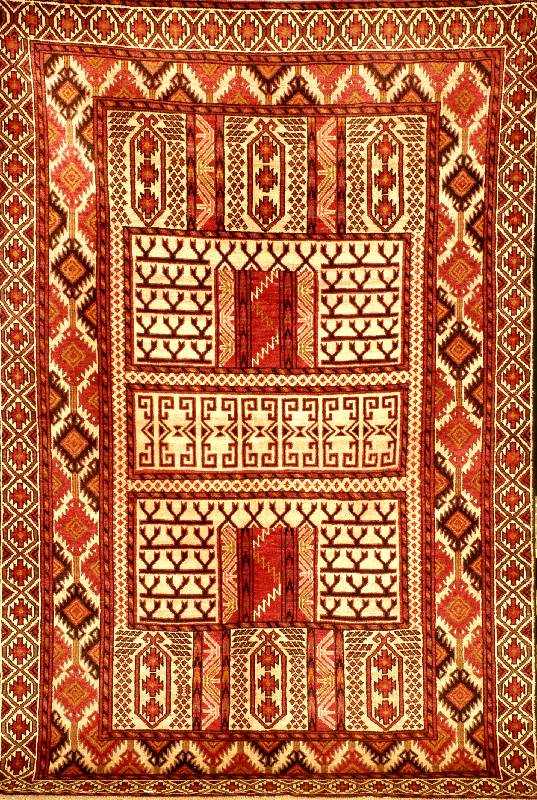 Belutsch, Persien, ca. 40 Jahre, Wolle auf Wolle, ca. 215 x 140 cm, SchÄtzwert: 950.- EURO, EHZ: 2