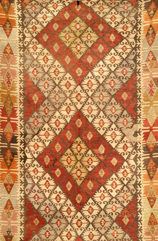 Shirwan Kelim Antik, Kaukasus, um 1900, Wolle auf Wolle, ca. 328 x 160 cm, SchÄtzwert: 2200.- EURO, EHZ: 3