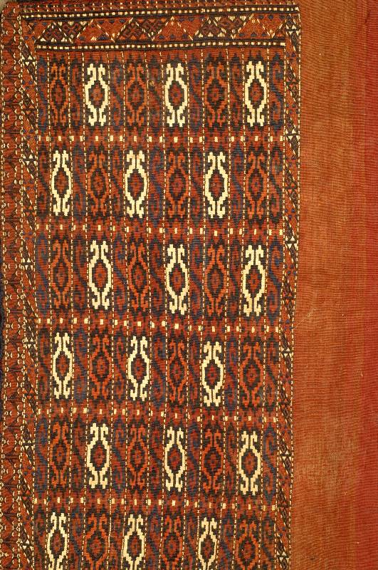 Tschowal, Turkmenistan, um 1920, Wolle auf Wolle, ca. 95 x 35 cm, Schätzwert: 1250.- EURO, EHZ: 3