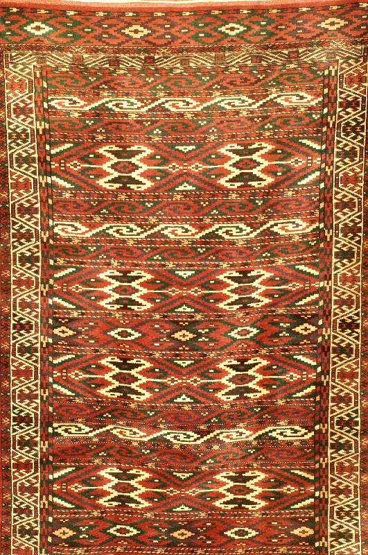 Yomuth, Turkmenistan, um 1930, Wolle auf Wolle, ca. 256 x 113 cm, SchÄtzwert: 2500.- EURO, EHZ: 2, sehr guter Erhaltungszustand, Se lten, ...