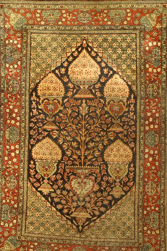Keschan alt, Zentralpersien, um 1910, Wolle auf Baumwolle, ca. 153 x 100 cm, Schätzwert: 2500.- EURO, EHZ: 3-4, seltenes Mass, feine ...