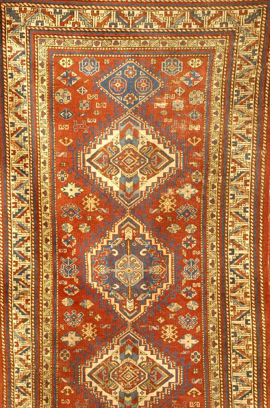 Seltener Sultanabad Antik, Persien Sarogh-gebiet, um 1900, Wolle auf Baumwolle, ca. 249 x 131 cm, Schätzwert: 2400.- EURO, EHZ: 4, Sammelwürdig, ...