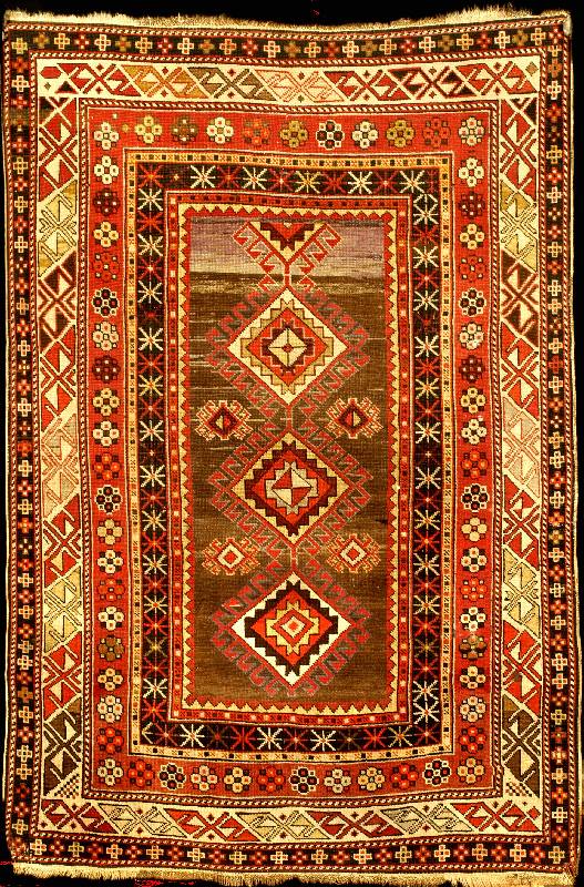 Shirwan Antik, Kaukasus, um 1890, Wolle auf Wolle, ca. 156 x 108 cm, Schätzwert: 3900.- EURO, EHZ: 3 (altersbedingt in einen guten Zus tand), ...