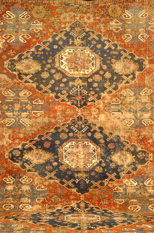 Sumakh Antik, Kaukasus, um 1900, Wolle auf Wolle, ca. 406 x 243 cm (seltenes Maß), Ehz: 5 , SchÄtzwert: 3900,- EURO. WunderschÖne zeichn ung ...