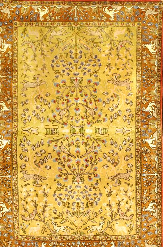 Ghom Alt, Persien, ca. 60 Jahre, Wolle auf Baumwolle, ca. 178 x 115 cm, SchÄtzwert: 1200.- EURO, EHZ: 2 (Altersbeding in einen seh r guten ...