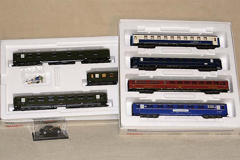 Schnellzugwagen-Set "Insider-Tour 96", MÄrklin, 1996, Spur HO, Nr. 42752, im orig. Karton, unbespielt, sammelw.