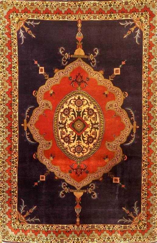 Bidjar fein Kork, Persien, ca. 50 Jahre, Korkwolle, ca. 175 x 114 cm, Schätzwert: 4200.- EURO, EHZ: 2 (sehr guter Zustand), fasz inierend bei ...