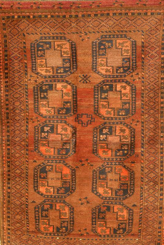 Ersari Antik, Turkmenistan, um 1900, Wolle auf Wolle, ca. 187 x 124 cm, Schätzwert: 1800.- EURO, EHZ: 2, guter Zustand, sammelw?rd ig.