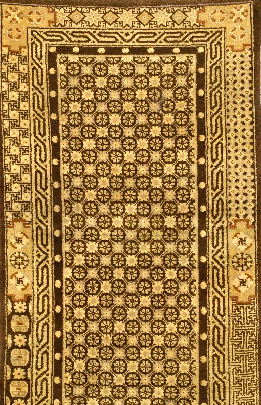 Pao Tou Antik, China, um 1900, Wolle auf Baumwolle, ca. 160 x 80 cm, SchÄtzwert: 1700.- EURO, EHZ: 2, sehr guter Erhaltungszustand, se ltenes ...
