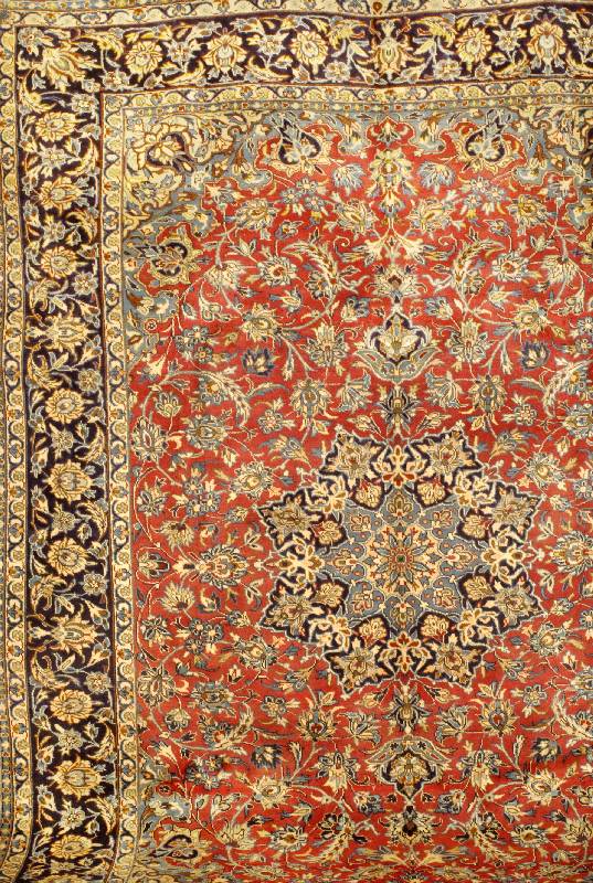 Nadjafabad, Persien, ca. 40 Jahre, Wolle auf Baumwolle, ca. 355 x 258 cm, Schätzwert: 3500.- EURO, EHZ: 3, gute feste und robuste Kn ?pfung, ...