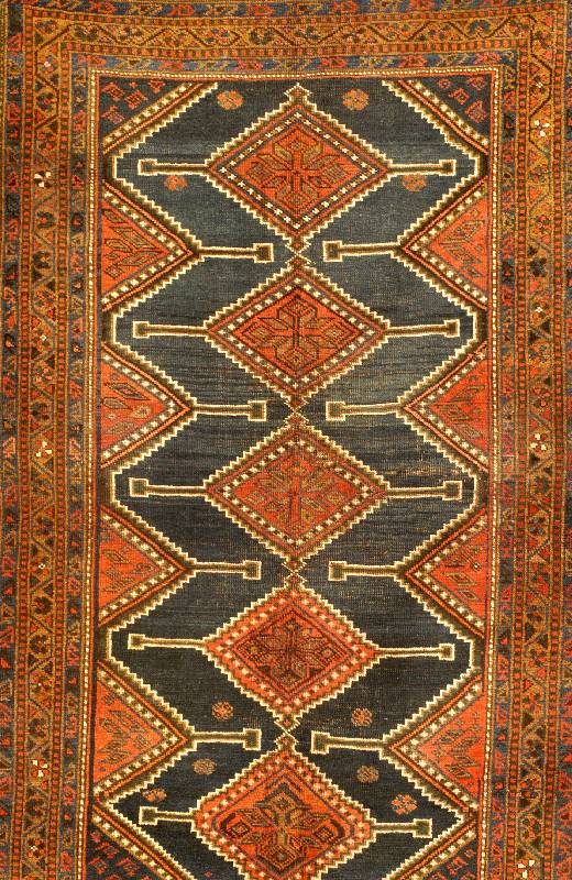 Chamseh Antik, Persien, um 1900, Wolle auf Baumwolle, ca. 205 x 124 cm, SchÄtzwert: 1800.- EURO, EHZ: 4, selten und sammelwÜrdig.
