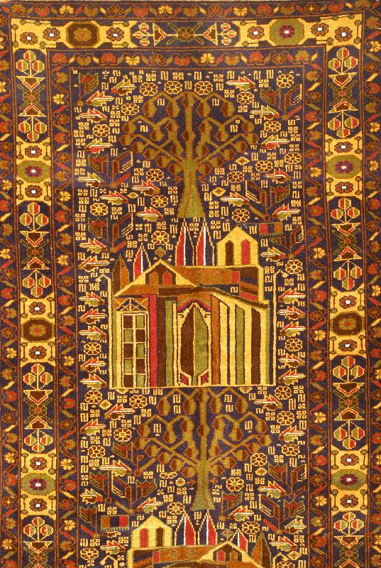 Zakini, Afghanistan, ca. 40 Jahre, Wolle auf Baumwolle, ca. 195 x 109 cm, Schätzwert: 1200.- EURO, EHZ: 2, guter Zustand, mit ungew? hnlichen ...