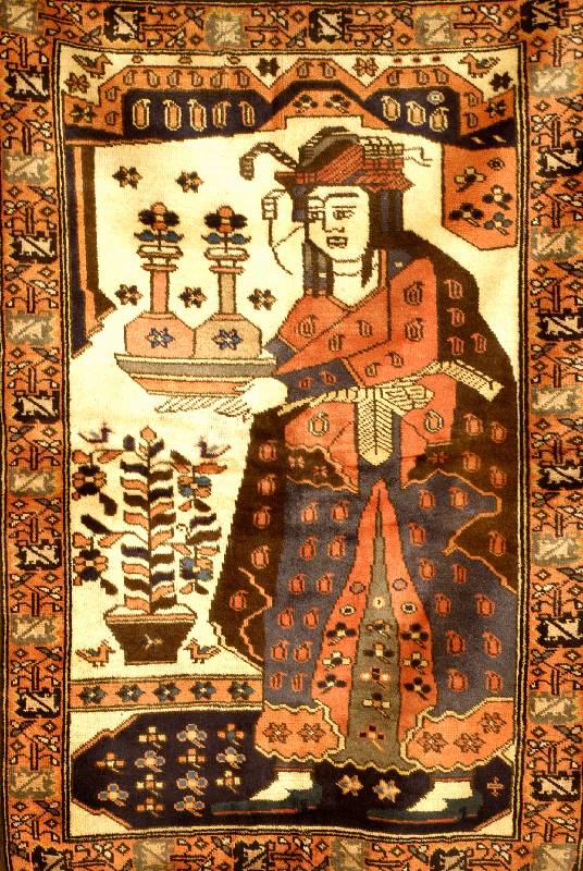 Zakini alt, Afghanistan, ca. 50 Jahre, Wolle auf Baumwolle, ca. 142 x 95 cm, Schätzwert: 950,- EURO, EHZ: 3, schönes Bildmo tiv.