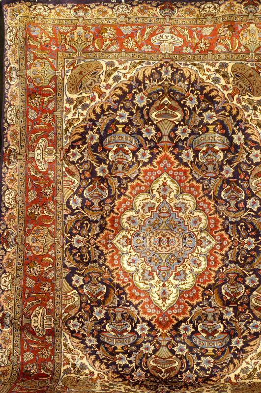 Kaschmar, Persien, ca. 50 Jahre, Wolle auf Baumwolle, ca. 339 x 243 cm, Schätzwert: 1400.- EURO, EHZ: 2-3, gesamt guter Erhaltungs zustand, gute ...