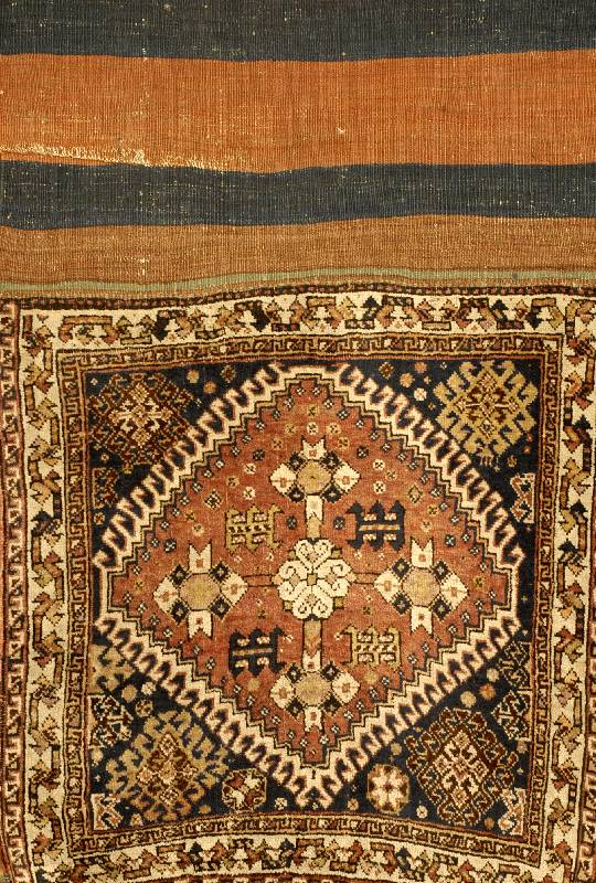Gashgai Kameltasche Antik, Persien, um 1900, Wolle auf Wolle, ca. 233 x 63 cm, Schätzwert: 1200.- EURO, EHZ: 4