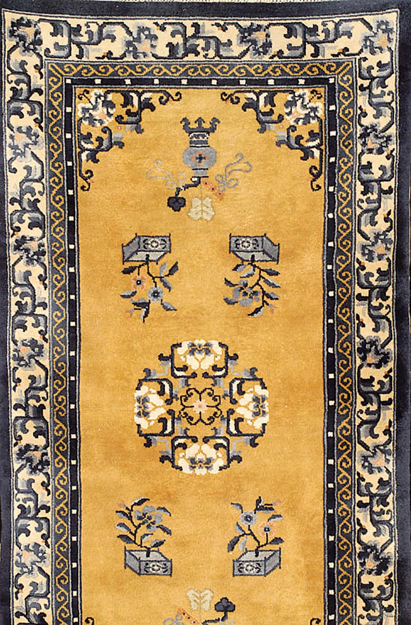 China alt, ca. 50 Jahre, Wolle auf Baumwolle, ca. 184 x 94 cm, SchÄtzwert: 1300.- EURO, EHZ: 3