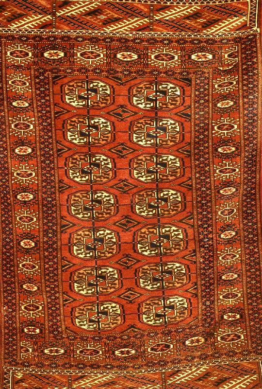 Buchara alt, Turkmenistan, um 1910, Wolle auf Wolle, ca. 124 x 87 cm, SchÄtzwert: 1400.- EURO, EHZ: 3