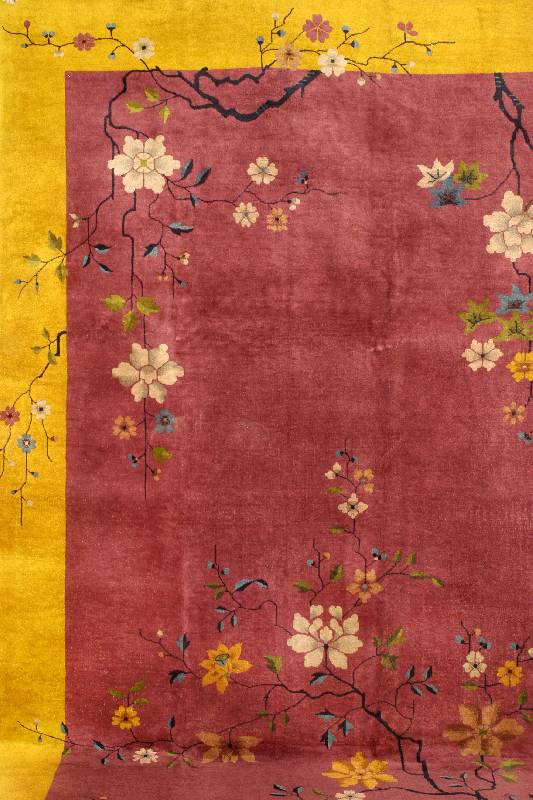 Peking Alt, China, um 1910/20, Wolle auf Baumwolle, ca. 355 x 273 cm, SchÄtzwert: 12900.- EURO, EHZ: 3 (fachkundig gereinigt). S ehr gute feste ...