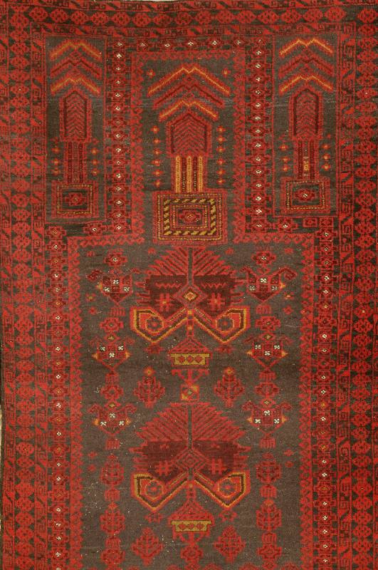 GebetsbrÜcke Belutsch, Afghanistan, ca. 50 Jahre, Wolle auf Wolle, ca. 158 x 93 cm, SchÄtzwert: 950.- EURO, EHZ: 2-3