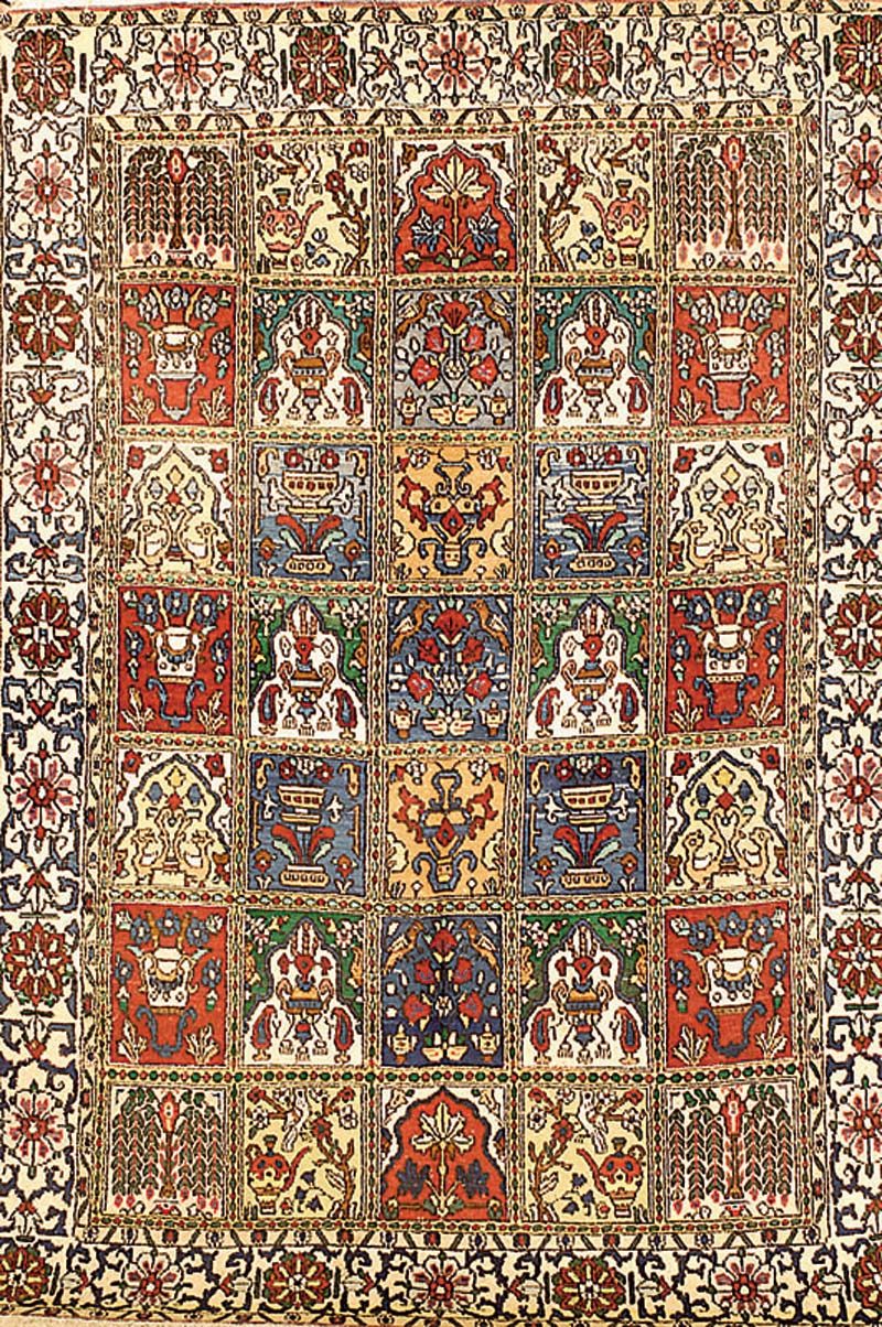 Bachtiar, Persien, ca. 50 Jahre, Wolle auf Baumwolle, ca. 202 x 145 cm, SchÄtzwert: 1100.- EURO, EHZ: 3, insgesamt in einen guten ...