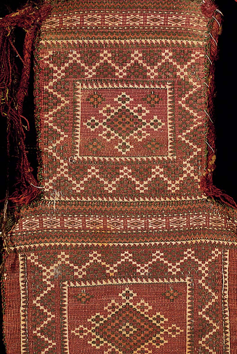 Salztasche Bachtiar, Persien, um 1910, Wolle auf Wolle, ca. 68 x 39 cm, SchÄtzwert: 950.- EURO, EHZ: 3
