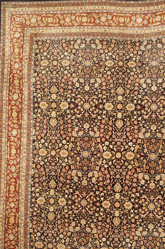 Hereke fein sign., Türkei, ca. 30 Jahre, Wolle auf Baumwolle, ca. 313 x 249 cm, Schätzwert: 2900.- EURO, EHZ: 2 (altersbedingt in einen sehr guten ...
