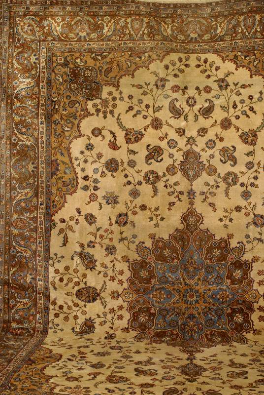 Isparta Alt, Türkei, um 1920, Wolle auf Baumwolle, ca. 453 x 304 cm, Schätzwert: 4800.- EURO, EHZ: 3, seltenes übermass Format, feste und sehr ...