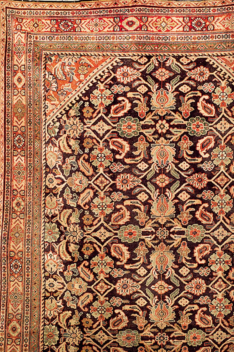Mahal Antik, Persien, um 1910, Wolle auf Baumwolle, ca. 367 x 258 cm, SchÄtzwert: 5400.- EURO, EHZ: 3-4, SchÖner durchgemusterte r Mahal Teppich ...