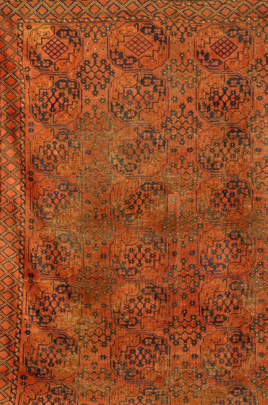 Ersari Antik, Turkmenistan, um 1890, Wolle auf Wolle, ca. 398 x 251 cm, SchÄtzwert: 2200.- EURO, EHZ: 5. sehr Selten und SammelwÜr dig, ...