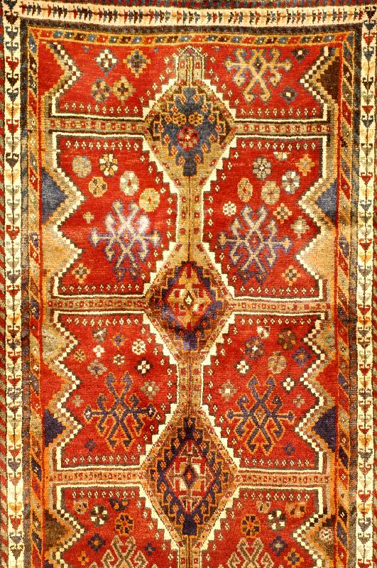 Gashgai alt, Persien, um 1940, Wolle auf Wolle, ca. 206 x 120 cm, Schätzwert: 1500.- EURO, EHZ: 2-3, Gesamt guter Erhaltungszustand , feine ...