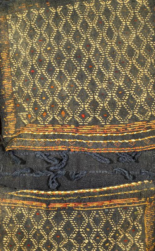 Boyerrahmad Tasche Antik, Persien, um 1900, Wolle auf Wolle, ca. 90 x 45 cm, Schätzwert: 950.- EURO, EHZ: 4, ausgefallene Farbgestalt, Doppeltasche.