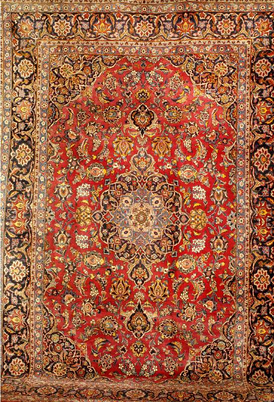 Keschan alt, Persien, um 1950, Wolle auf Baumwolle, ca. 317 x 213 cm, SchÄtzwert: 1800.- EURO, EHZ: 3 (altersbedingt in einen se hr guten ...