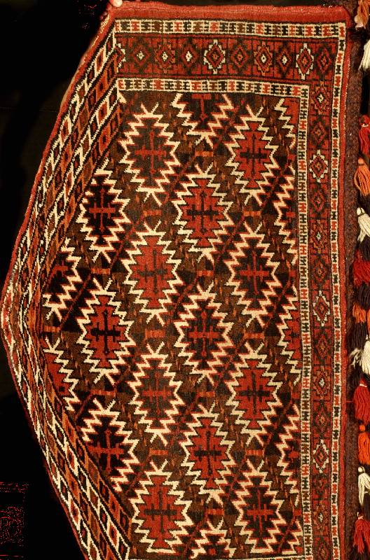 Asmalyk Antik, Turkmenistan, um 1910, Wolle auf Wolle, ca. 116 x 85 cm, Schätzwert: 1200.- EURO, EHZ: 3