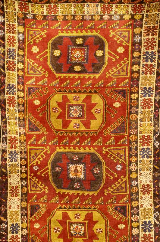 Sternen Anatol, TÜrkei, um 1920, Wolle auf Wolle, ca. 310 x 148 cm, SchÄtzwert: 2900.- EURO, EHZ: 3, schÖne freundliche Farbgestalt, schÖne ...