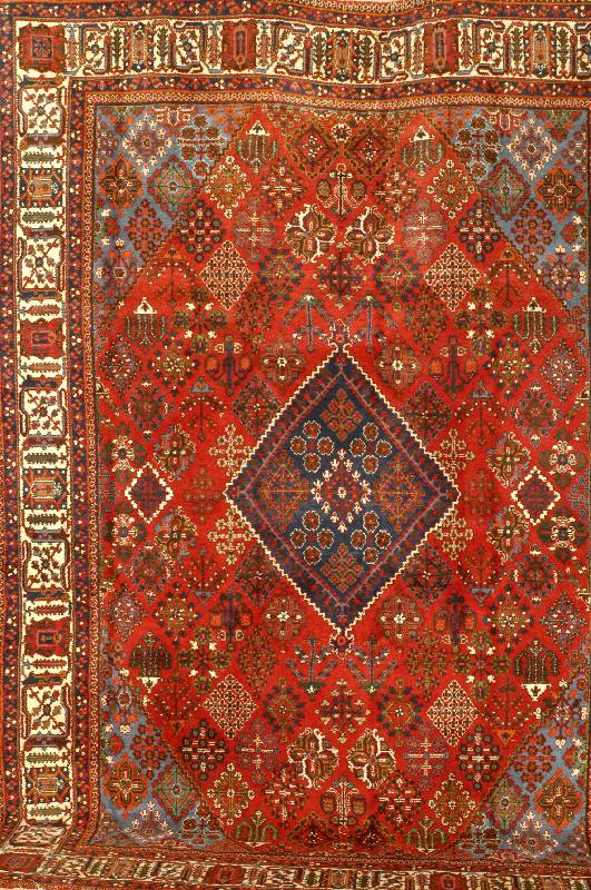 Meymeh, Persien, ca. 30 Jahre, Wolle auf Baumwolle, ca. 322 x 226 cm, SchÄtzwert: 1800.- EURO, EHZ: 3, guter Erhaltungszustand, gute feste und ...