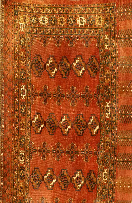 Tschowal, Turkmenistan, um 1900, Wolle auf Wolle, ca. 174 x 97 cm, SchÄtzwert: 2200.- EURO, EHZ: 3, selten und SammelwÜrdig