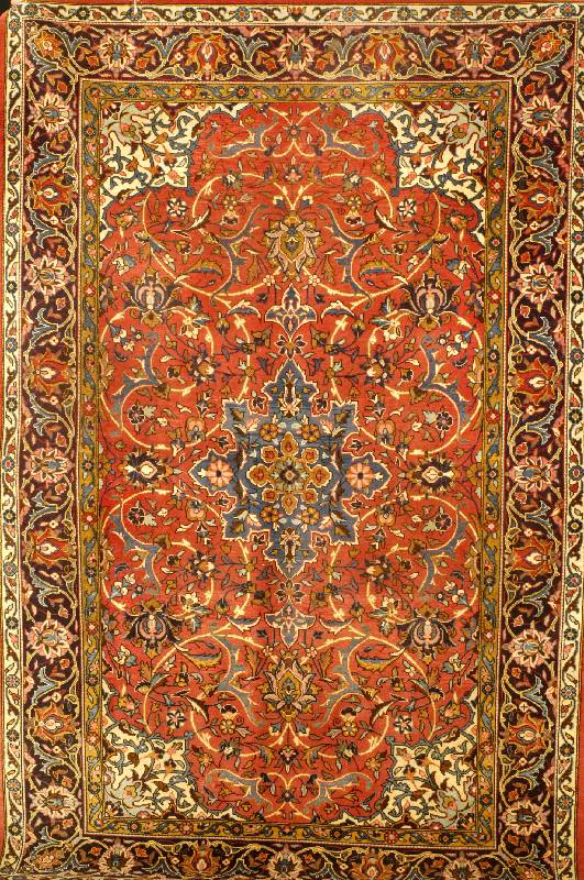 Sarogh, Persien, ca. 40 Jahre, Wolle auf Baumwolle, ca. 216 x 140 cm, Schätzwert: 1300.- EURO, EHZ: 2-3, altersbedingt in einen guten ...
