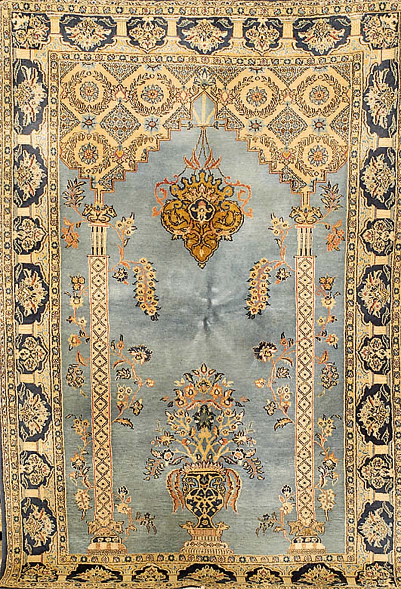 Ghom, Persien, ca. 50 Jahre, Korkwolle mit Seide, ca. 210 x 149 cm, SchÄtzwert: 3300.- EURO, EHZ: 2, altersbedingt in einen sehr gute n ...