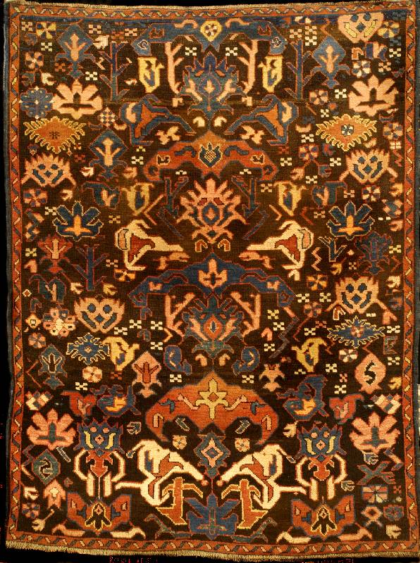 Bidjov Antik, Kaukasus SÜdrußland Shirwange biet (Kuba), 19. Jahrundert antik, Wolle auf W olle, ca. 150 x 115 cm (seltenes Maß fÜr ein K ...