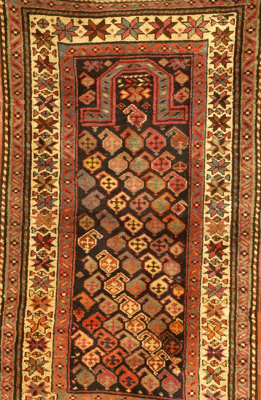 Schirwan, Rußland, um 1910, Wolle auf Wolle, ca. 140 x 85 cm, SchÄtzwert: 3200.- EURO, EHZ: 3, guter Zustand, selten.