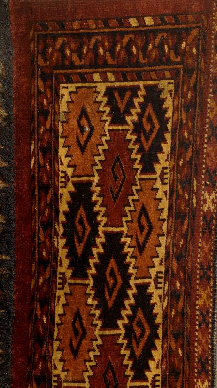 Turba fein, Torkmanestan, um 1900, Wolle auf Wolle, ca. 156 x 30 cm, Schätzwert: 1200.- EURO, EHZ: 2