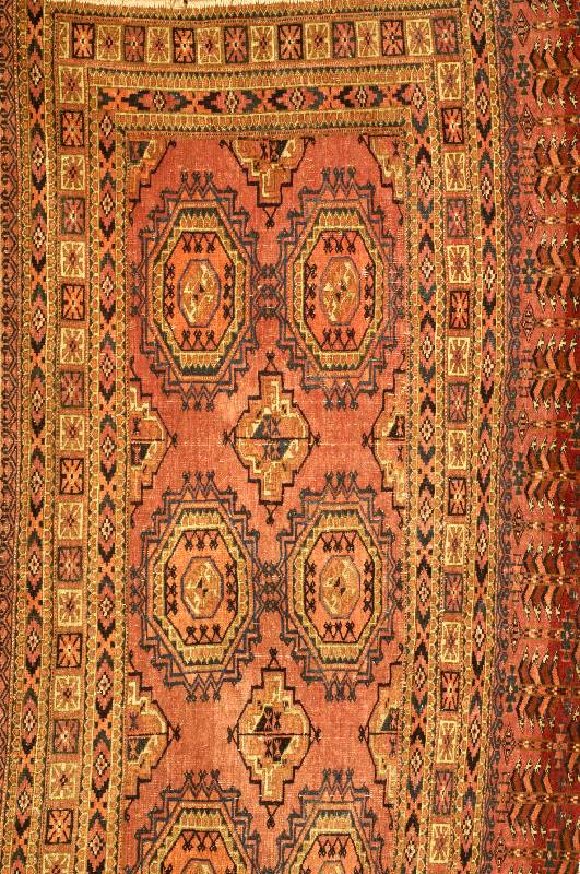 Djoval, Torkmanestan, um 1900, Wolle auf Wolle, ca. 135 x 70 cm, Schätzwert: 1500.- EURO, EHZ: 3, Antik, selten und Sammelwürdig.