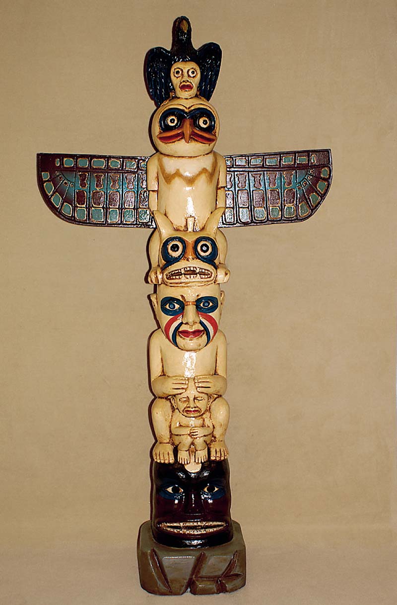 Schiesstandfigur, 2. HÄlfte 20. Jh., Western Salon, aus dem Vollholz geschnitzt, Marterpfahl, bunt gefasst, l. Gebrauchs- spuren, 150 x 77 cm